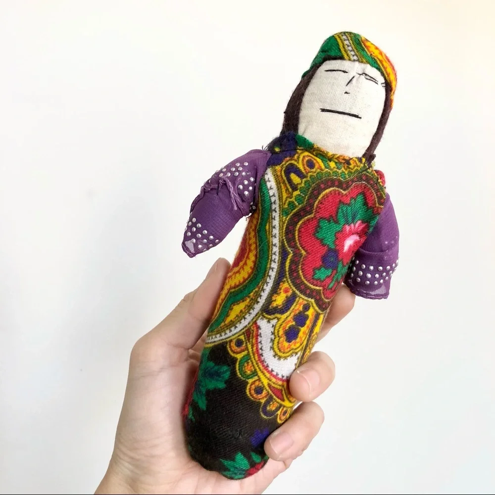 Vintage cloth handmade doll
